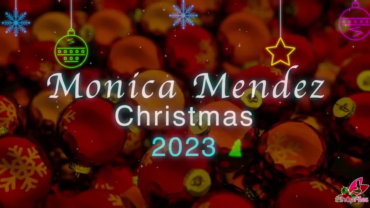PinupFiles Monica Mendez Merry Christmas - Porn video | ePornXXX