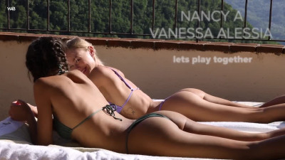 WatchBeauty Nancy A And Vanessa Alessia Lets Play Together