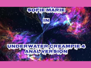 SofieMarie Underwater Creampie Anal