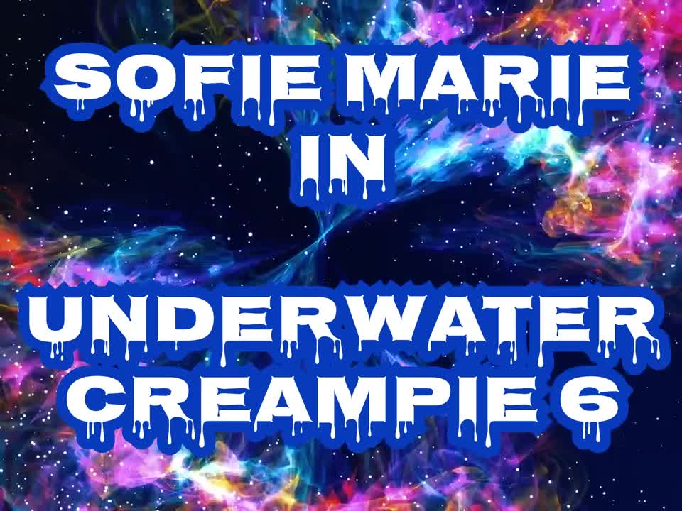 SofieMarie Underwater Creampie - Porn video | ePornXXX