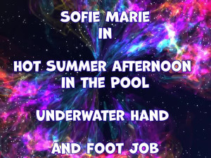 SofieMarie Hot Summer Afternoon Underwater Hand And Foot Job
