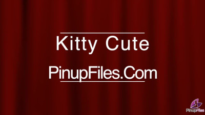PinupFiles Kitty Cute Ruby Satin Glorious