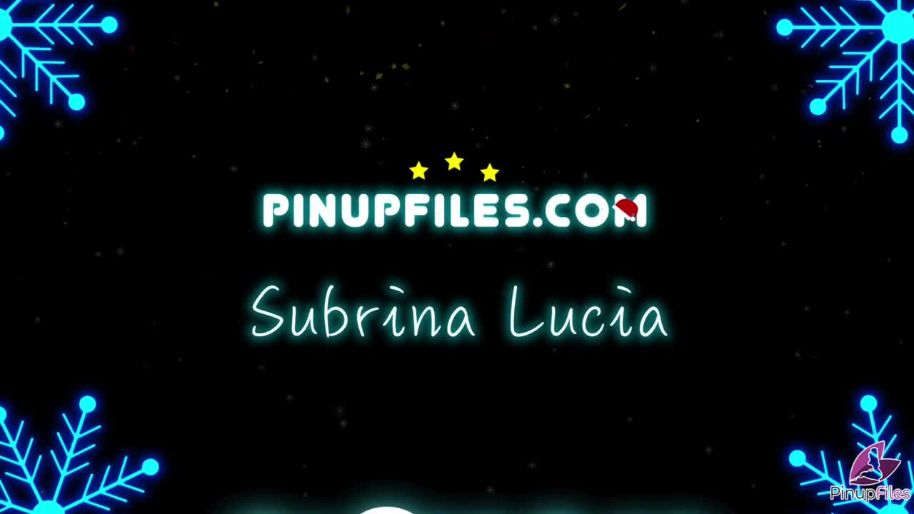 PinupFiles Subrina Lucia Christmas Bow - Porn video | ePornXXX
