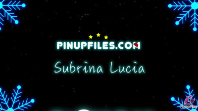 PinupFiles Subrina Lucia Christmas Bow