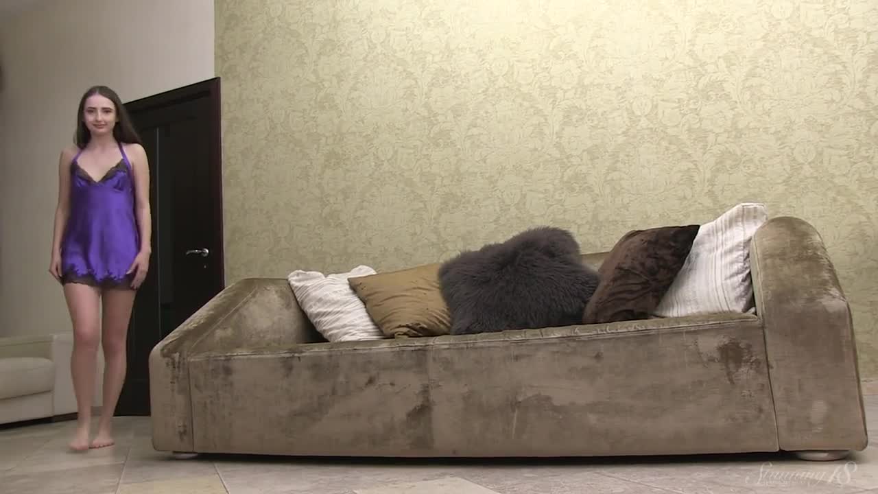 Stunning Tammy Petting On A Brown Sofa - Porn video | ePornXXX