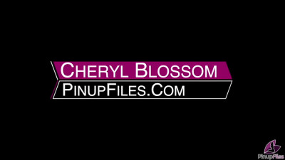 PinupFiles Cheryl Blossom Burgundy Boobies