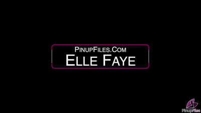 PinUpFiles Elle Faye Red Crushed Velvet
