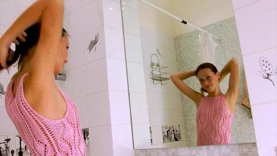 Stunning Alexandra C Taking A Shower