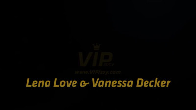 VIPissy Lena Love And Vanessa Decker Piss Fuelled Massage