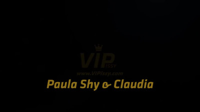 VIPissy Claudia Macc And Paula Shy Playful Piss Spitting