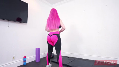 Fit E Lily Lou Wild Hair Big Breasts And A Lot Of Fun At The Gym