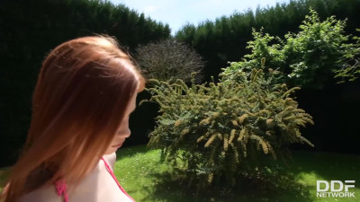 DDFBusty Lucy Busty Redheads Outdoor Fuckventure