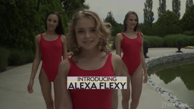 LezCuties Stella Flex Alexa Flexy And Cayenne Hot Red Hot Summer Love