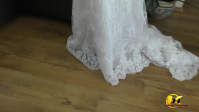 KaterinaHartlova In My Wedding Dress And Some Surprise Under LEWD