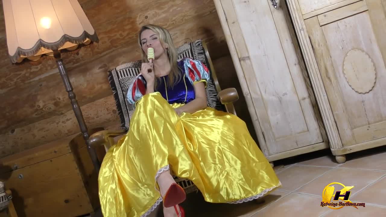 KaterinaHartlova Cinderella And Ice Cream In Pussy LEWD - Porn video | ePornXXX